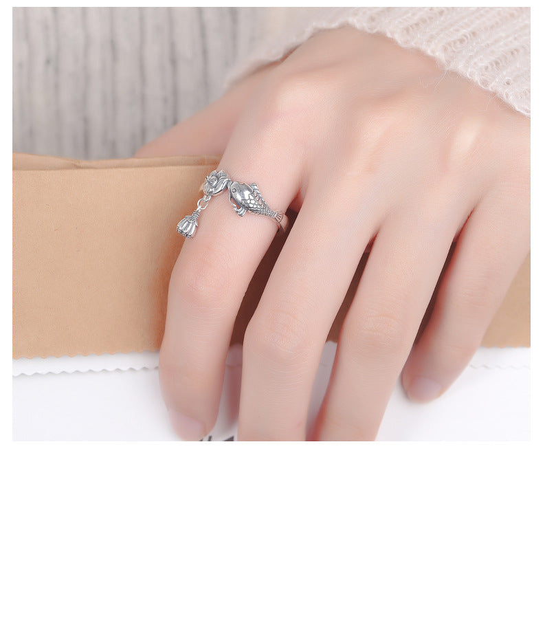 Lotus Fish Ring