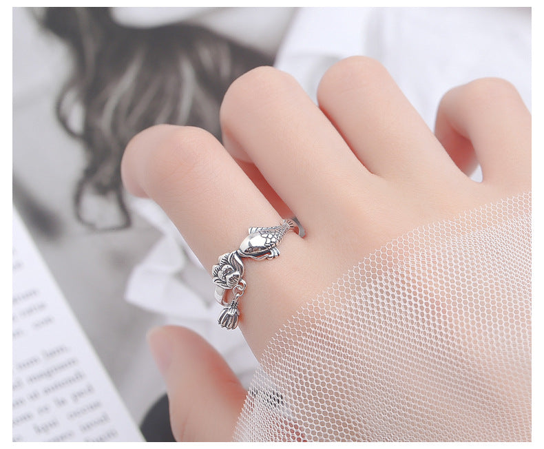Lotus Fish Ring