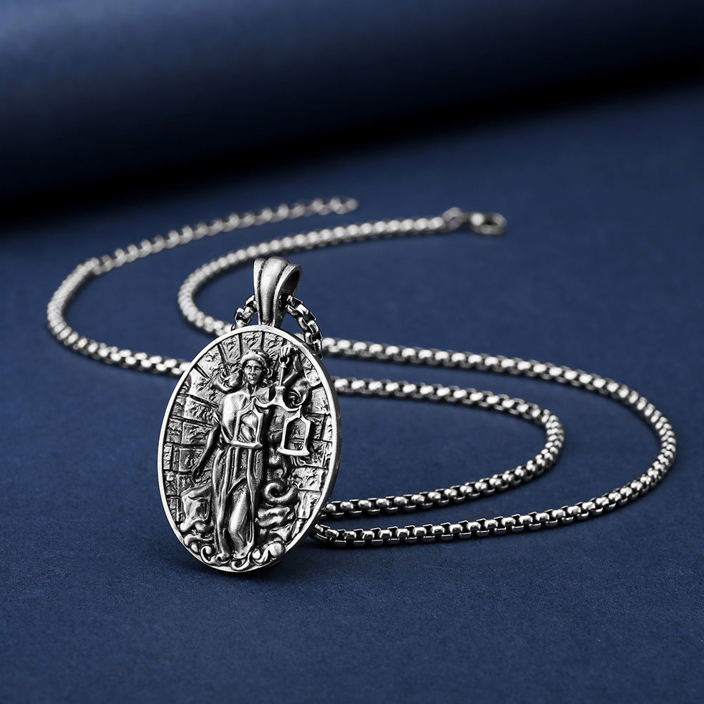Themis Scales of Justice Necklace