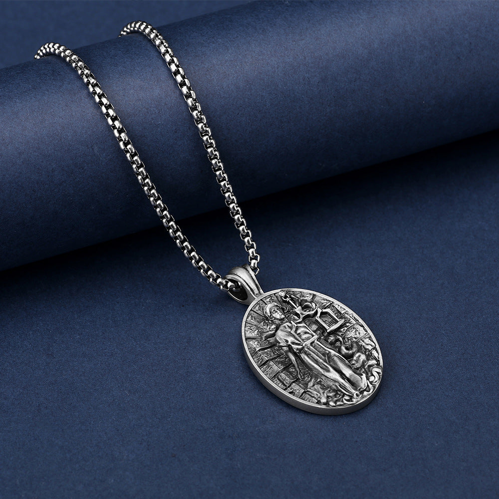 Themis Scales of Justice Necklace