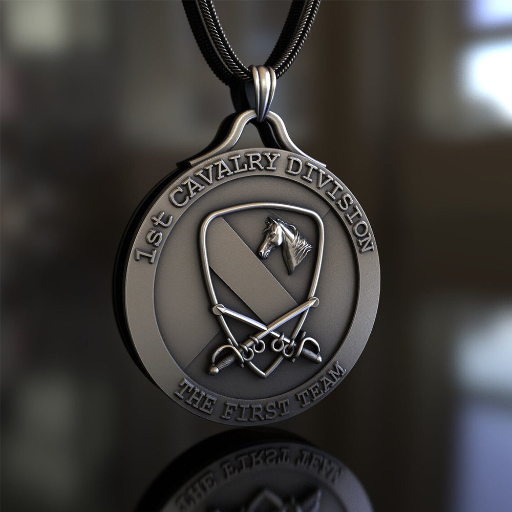 1st Cavalry Division USA Badge Pendant