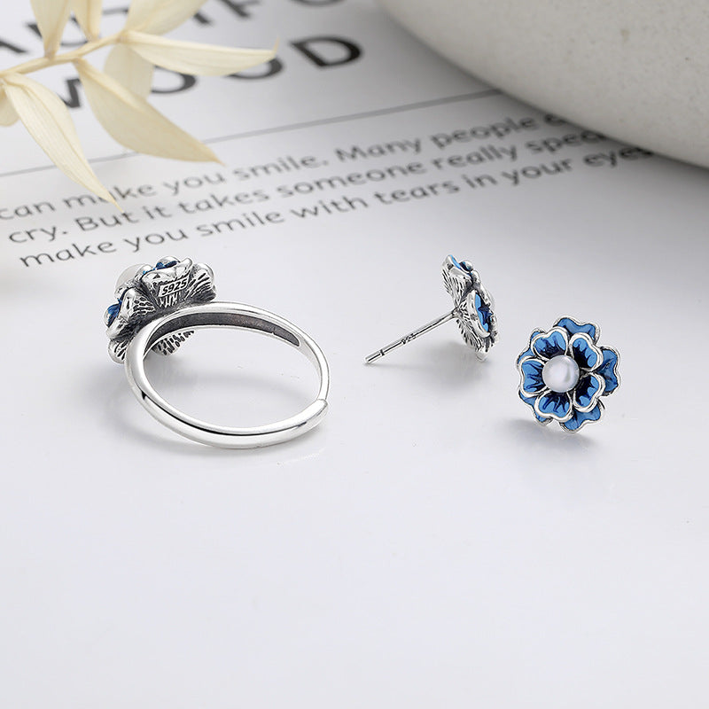February Birth Flower Violet Ring