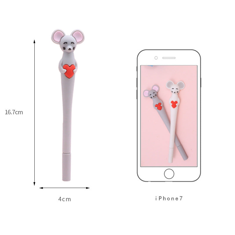 Creative animal shape gel pen combination set