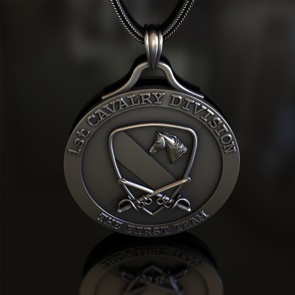 1st Cavalry Division USA Badge Pendant