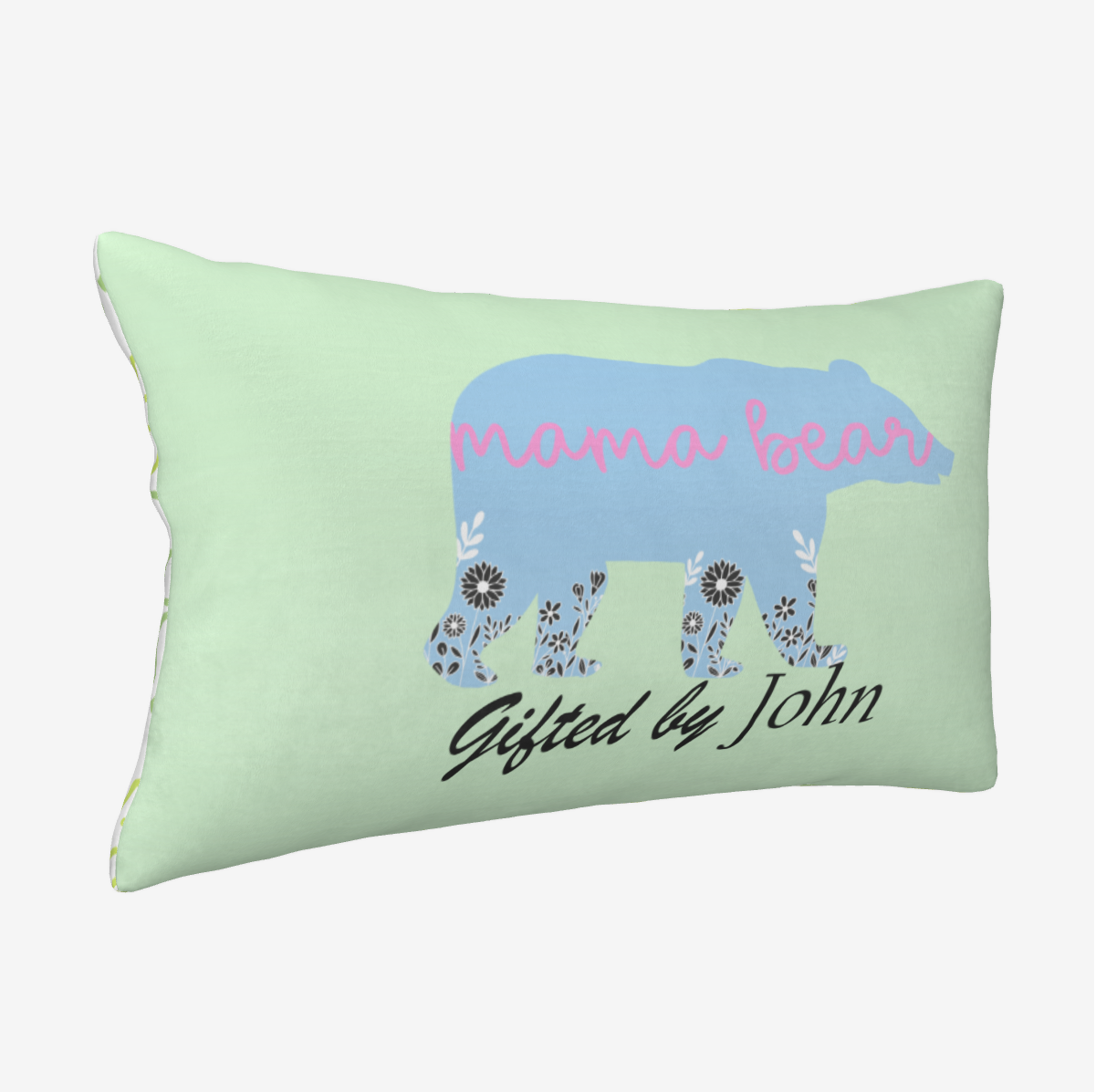 Double-sided plush pillowcase (Mama Bear)