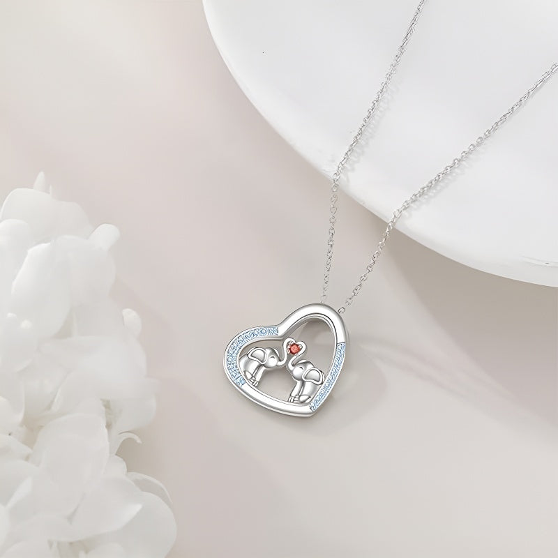 Origsoul couple necklace personalized gift featuring heart design and colorful accents