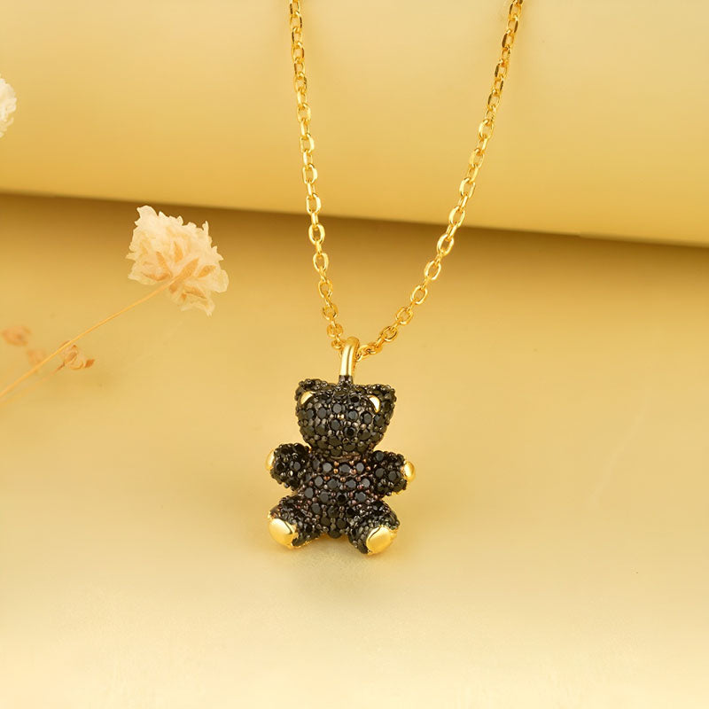 Origsoul unique gold bear pendant for special occasions with intricate detailing and a shiny finish