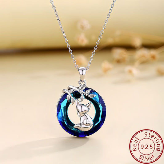 Fox Blue Gemstone Pendant Design Inspiration
