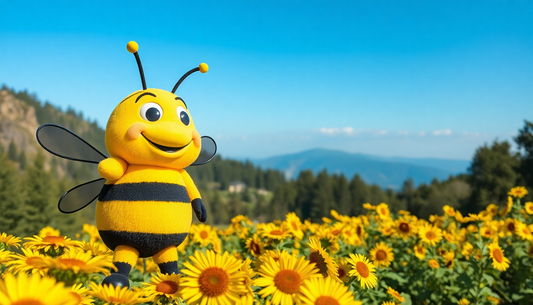  a busy bee mascot