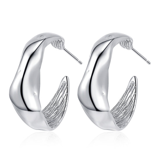 Smooth Bumpy Irregular Earrings