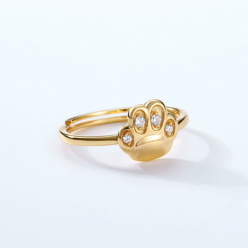 Cat Ring – Sterling Silver
