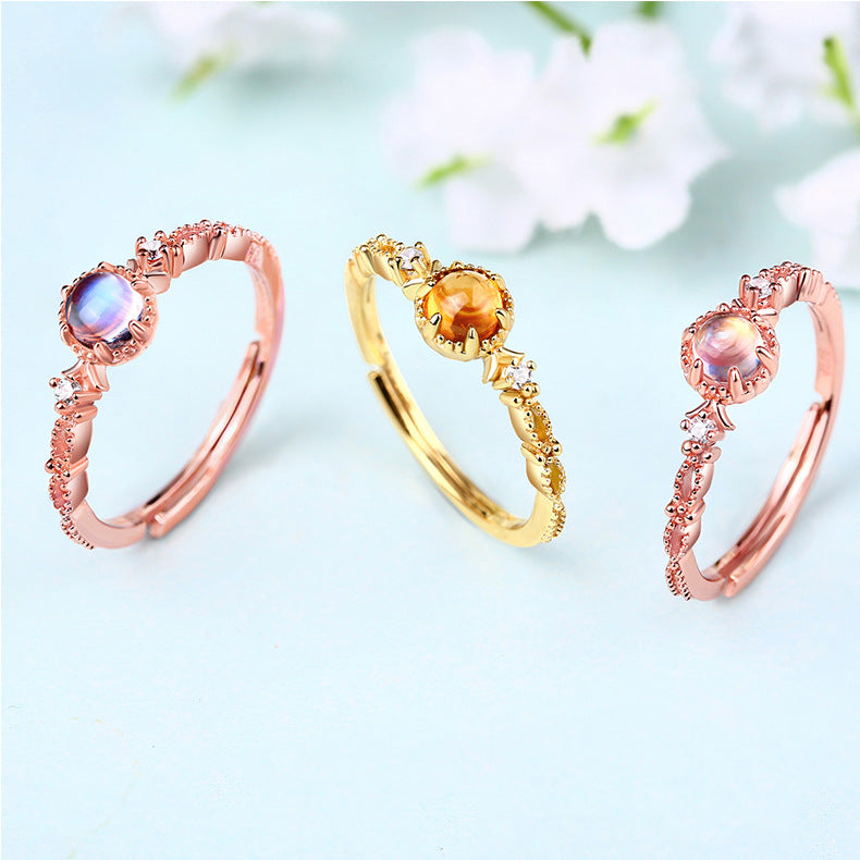 Sculptural Ring in 925 Sterling Silver – Open Band 14