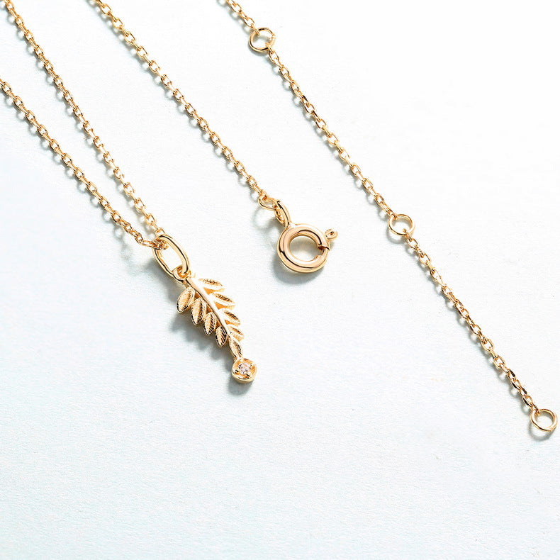 Delicate Pendant Necklace, Handmade in 925 Sterling Silver – Open Band