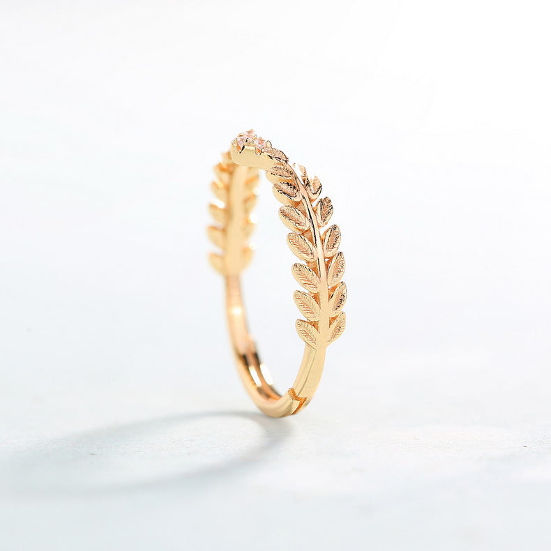 Sculptural Ring in 925 Sterling Silver – Open Band 14