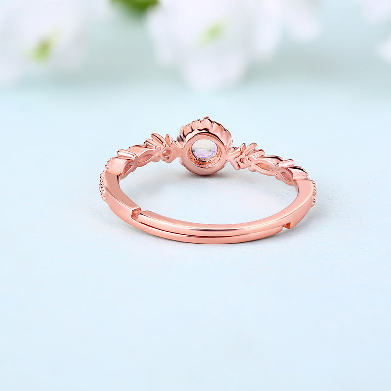 Sculptural Ring in 925 Sterling Silver – Open Band 14