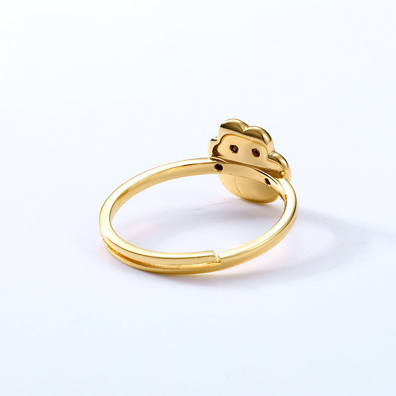 Cat Ring – Sterling Silver