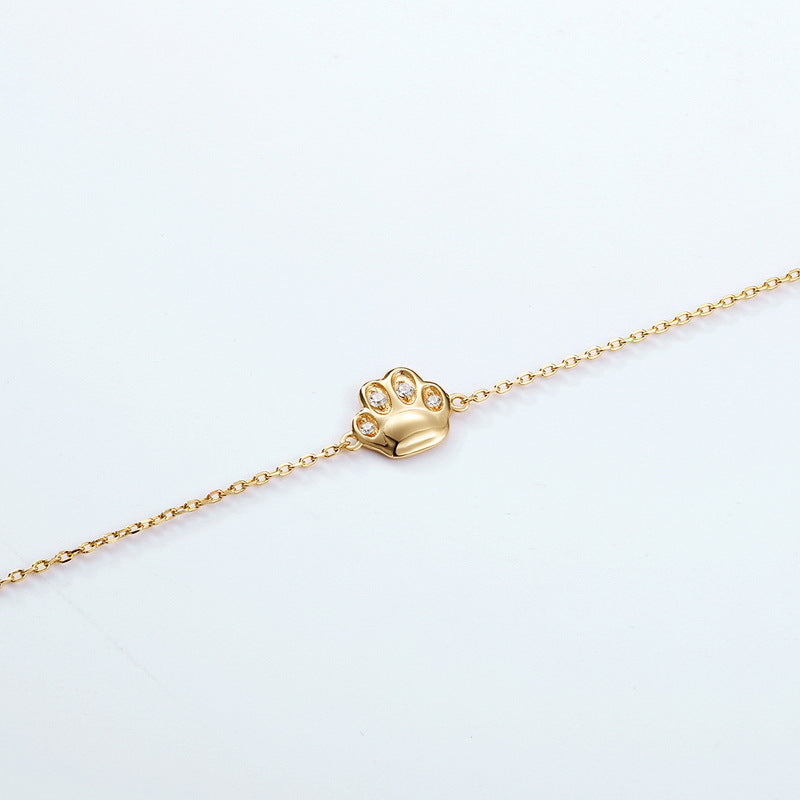 Cat Bracelet in Gold-Plated 925 Silver