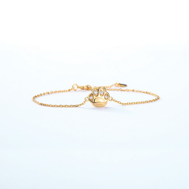Cat Bracelet in Gold-Plated 925 Silver