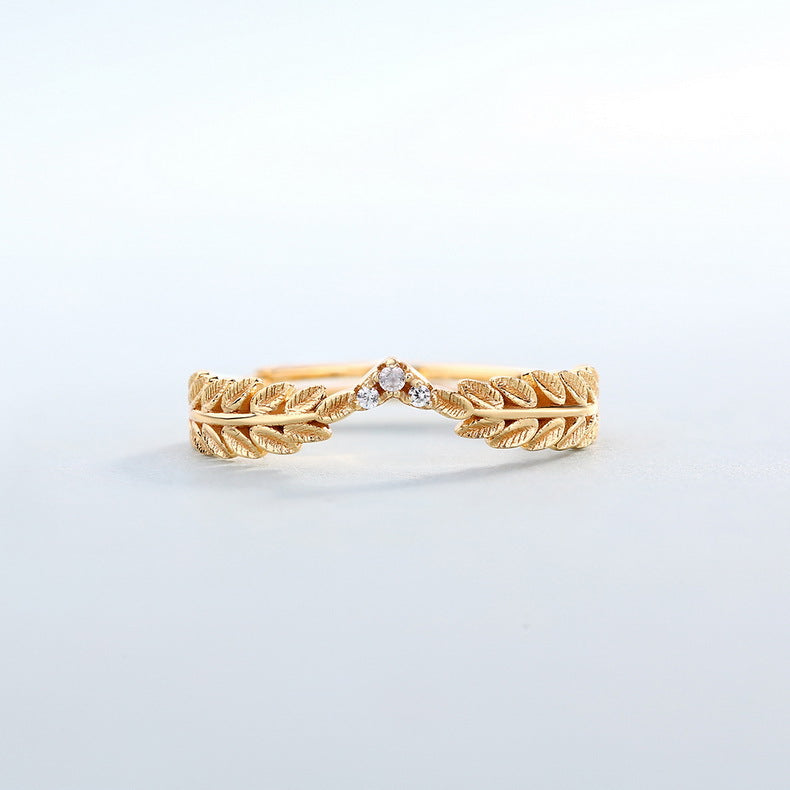 Sculptural Ring in 925 Sterling Silver – Open Band 14