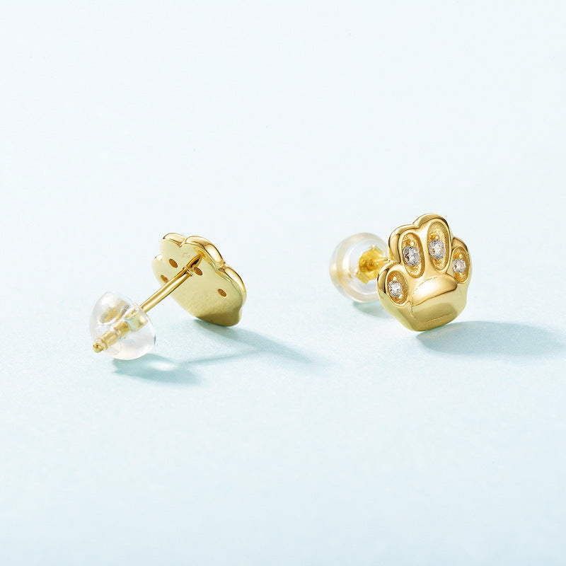 Handmade Cat Earrings – 925 Sterling Silver