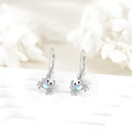 Origsoul 925 silver crab earrings featuring blue accents for a unique ocean-inspired style