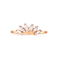 Crown Ring in 925 sterling silver, on a hand — Origsoul