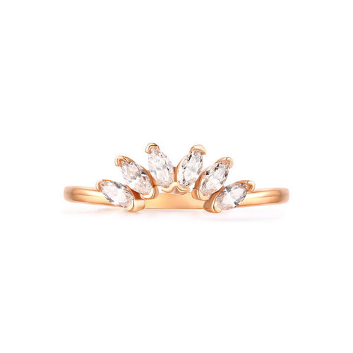 Crown Ring in 925 sterling silver, on a hand — Origsoul