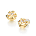 Cat Earrings in 925 sterling silver, shown as a pair — Origsoul