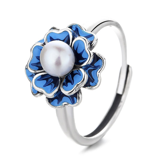 February Birth Flower Violet Ring