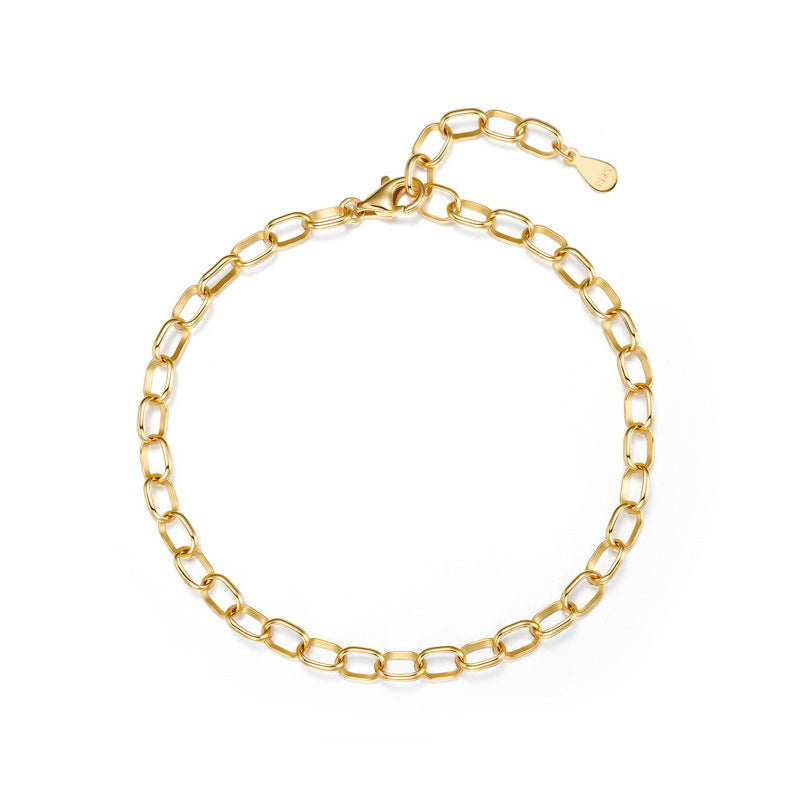 Origsoul gold chain bracelet styled to complement sterling silver necklace jewelry collections
