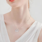 Origsoul couple necklace personalized gift with heart design, perfect for romantic occasions