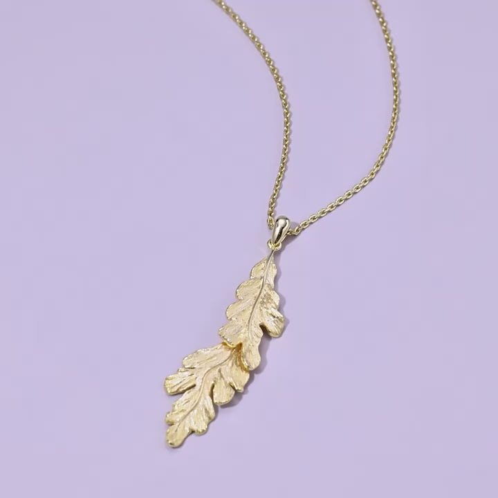 Origsoul Gold Leaf Necklace and Choker for Nature Lovers