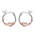 Origsoul S925 sterling silver koi earrings with intricate design for elegant style
