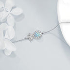 Origsoul delicate fruit charm bracelet for women with a silver pineapple charm and fine chain