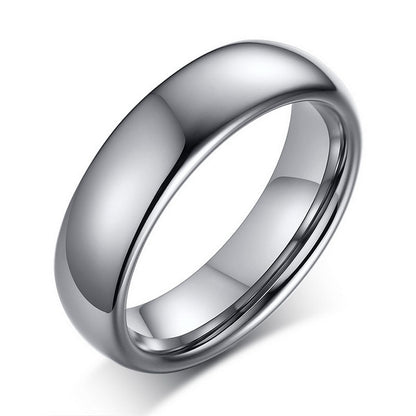 Origsoul smooth matching rings for couples polished silver band for daily wear